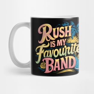 Rush Is My Favourite Band Mug